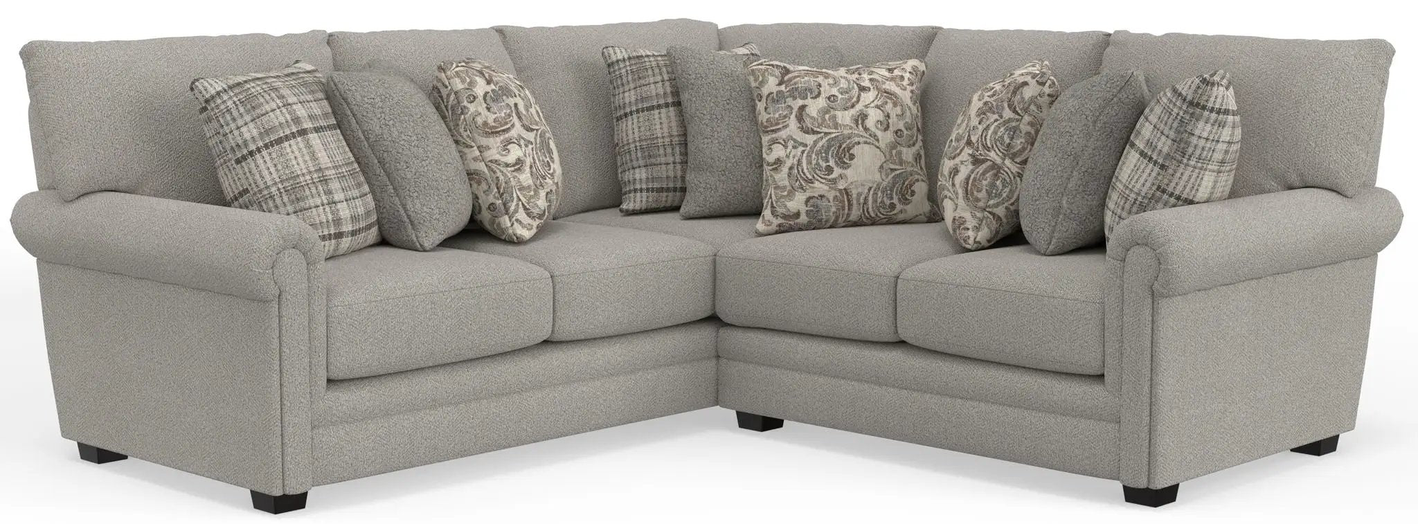 Livingston - Sectional With Comfort Coil Seating And Accent Pillows Included by Unique Piece Furniture