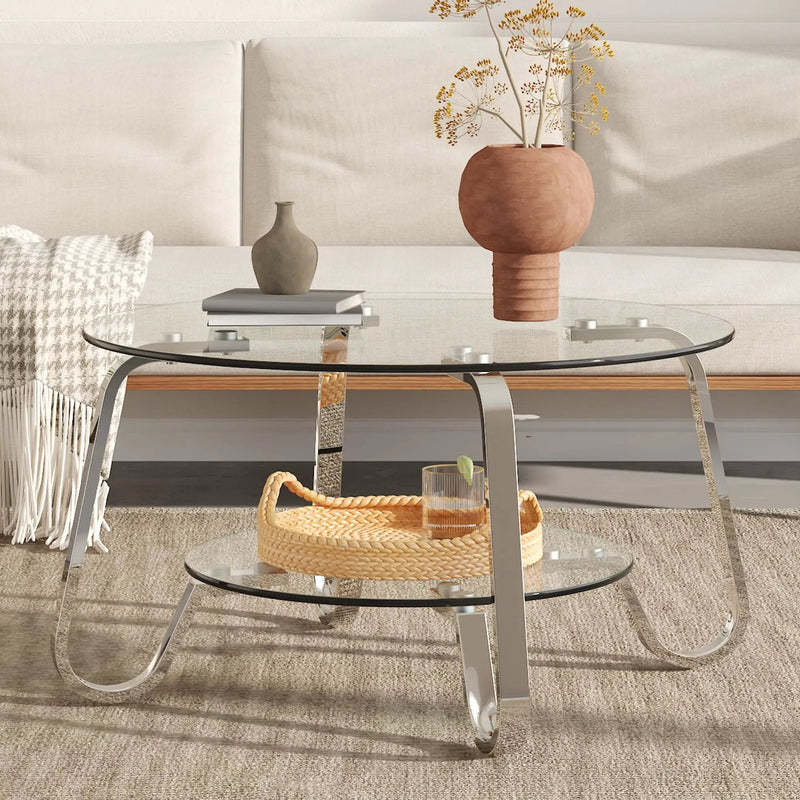 Double Layer Coffee Table by Unique Piece Furniture