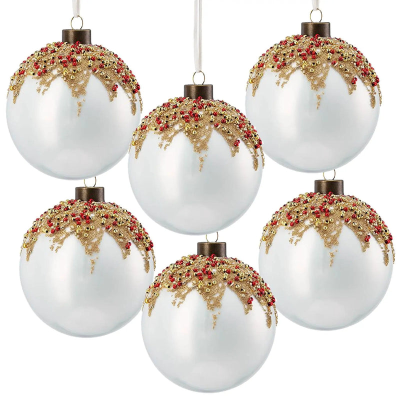 Christmas Ball Ornaments, Decorative Hanging Ball Christmas Tree Ornaments For Holiday Party Decorations by Unique Piece Furniture