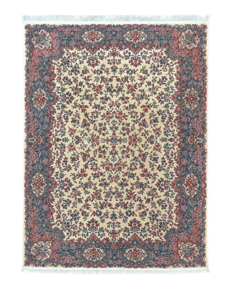 Karastan Rug 8.8 x 12 Ivory Kirman #788, Original 700 Series, Wool Karastan Carpet, Karastan Area Rug, Vintage Karastan, Living Room Rug by Jewel Rugs