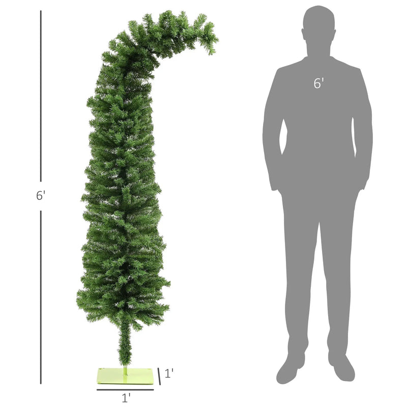 Pencil Christmas Tree - Bendable Artificial Christmas Tree with 400 Branch Tips by HouseOfZazla
