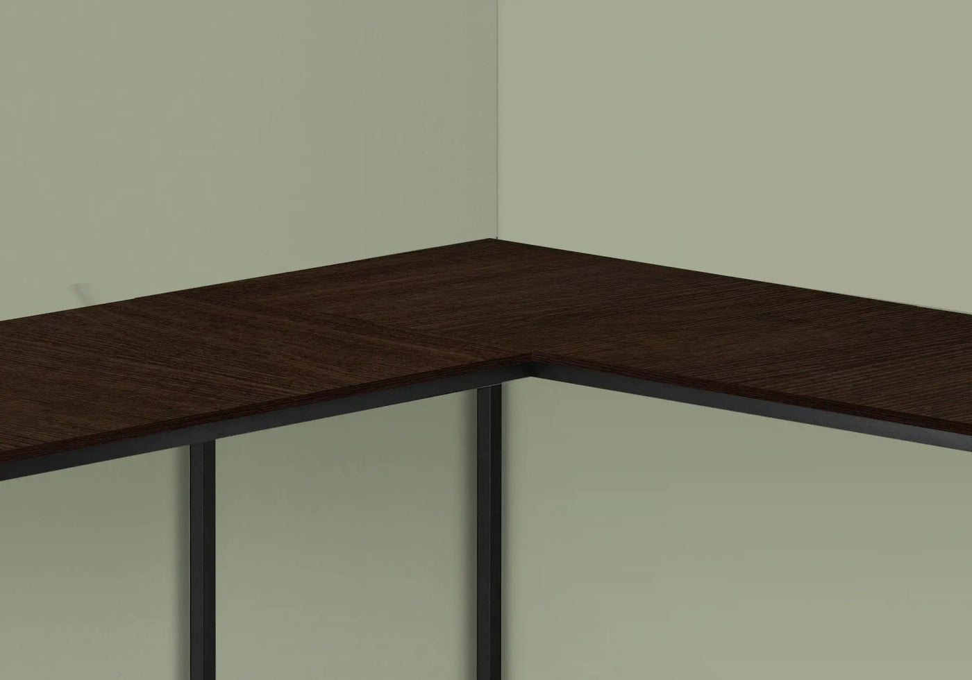 L-Shaped Corner Computer Desk with Contemporary Marble Look by HouseOfZazla
