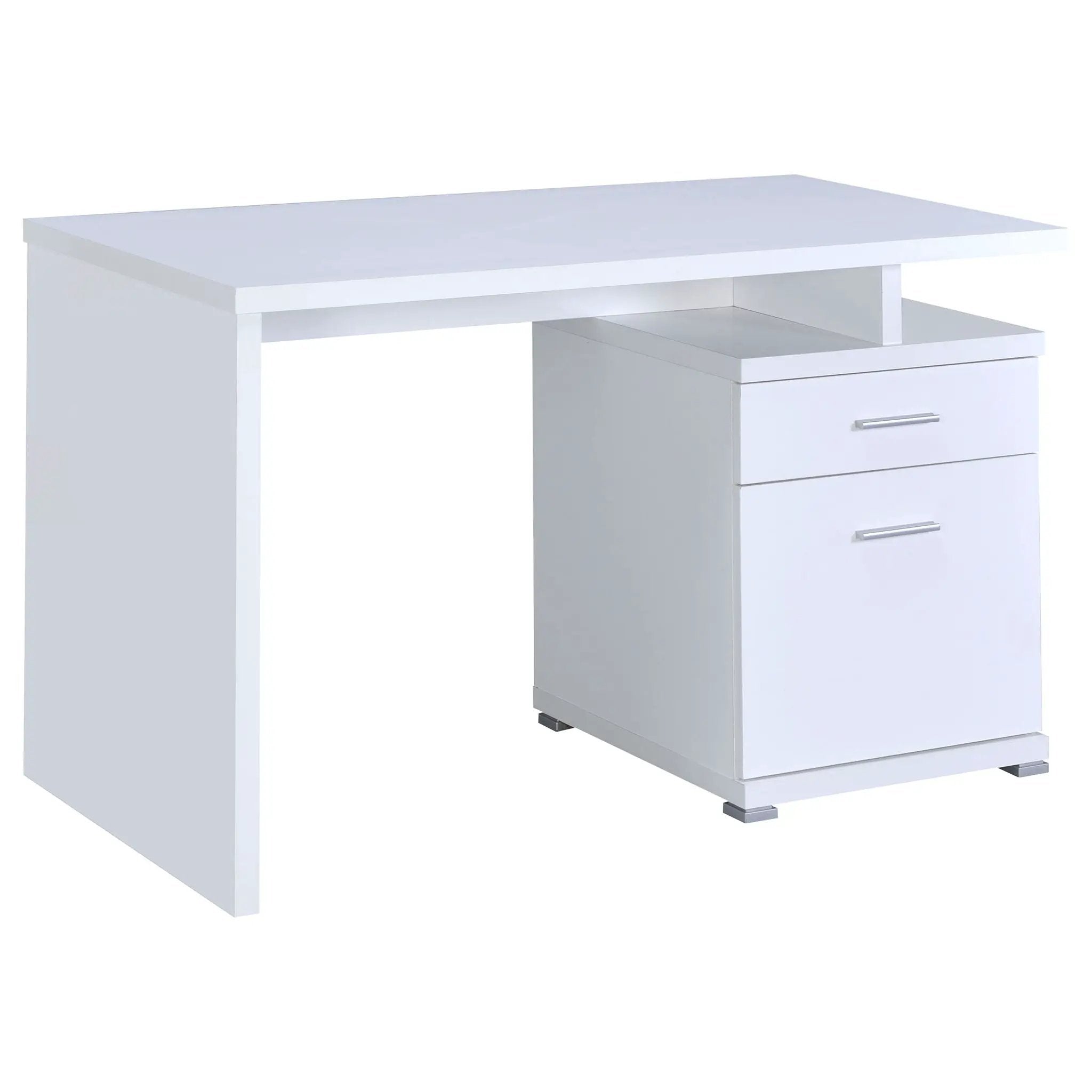 Irving 47-inch 2-drawer Office Computer Desk White by Unique Piece Furniture