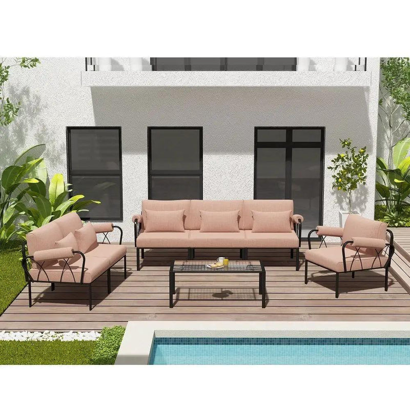 Rajni - Patio-Ottoman by Unique Piece Furniture