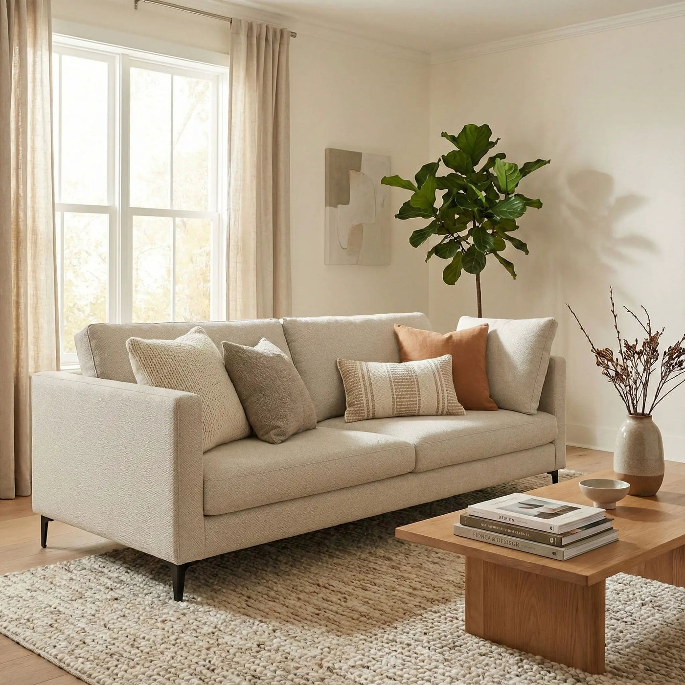 Ava - Mid Century Sofa, Upholstered by HouseOfZazla