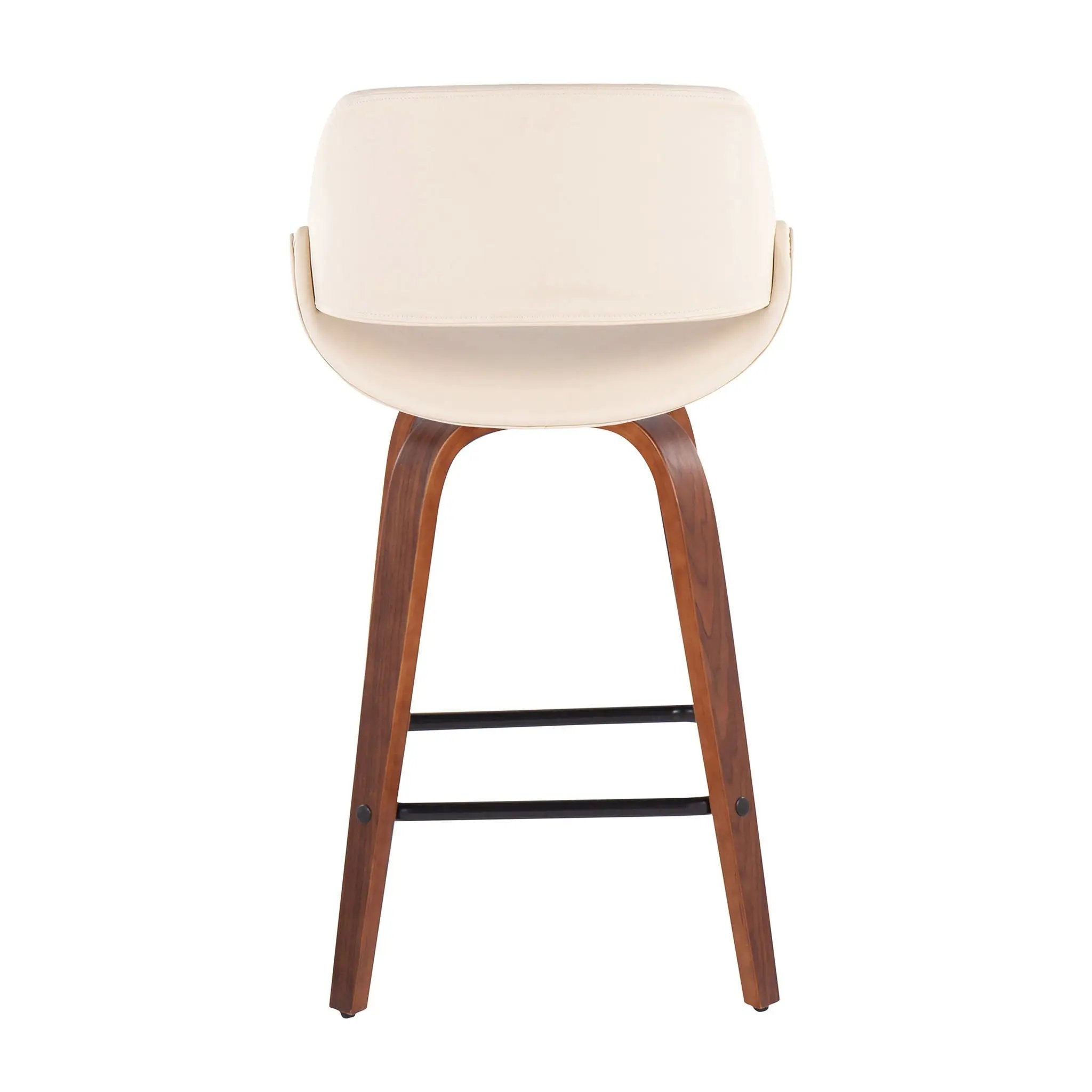 Fabrico - Mid-Century Modern, Counter Stool (Set of 2) by HouseOfZazla
