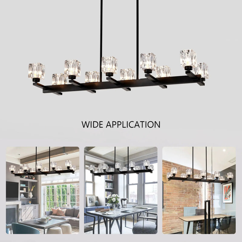 10-Light Chandelier for Dining Room by HouseOfZazla