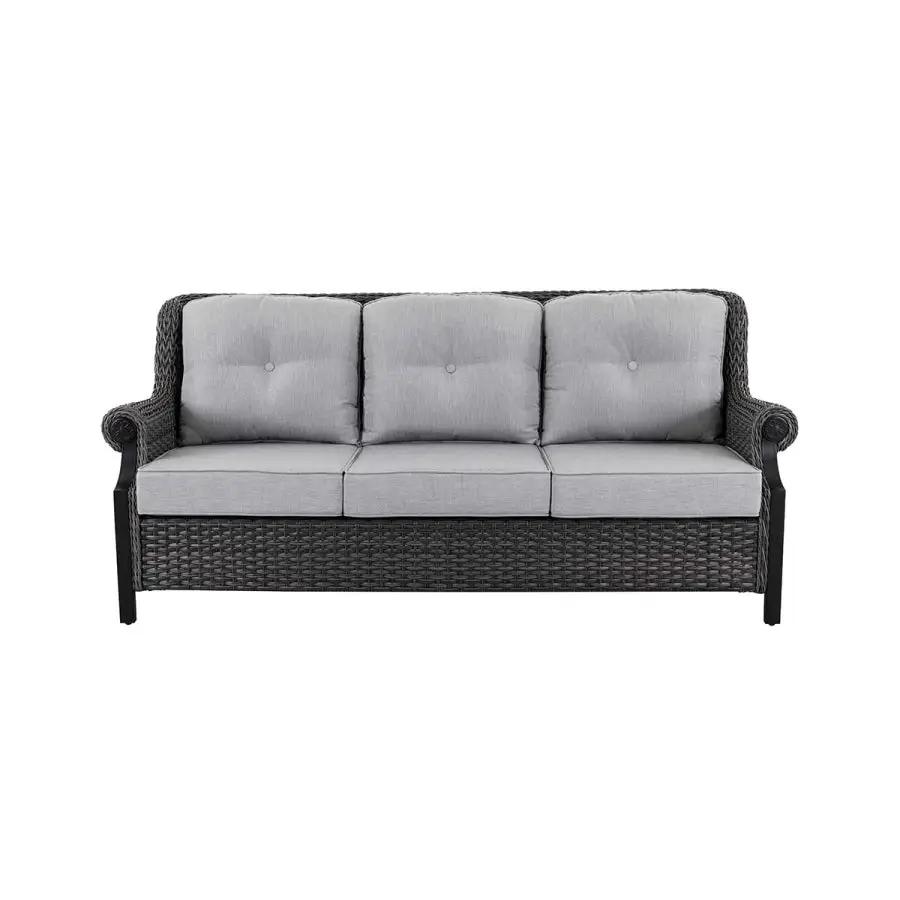 Lassen 4-Piece Wicker Sofa Set with Swivel Rocking Chairs by Outdoor-USA®
