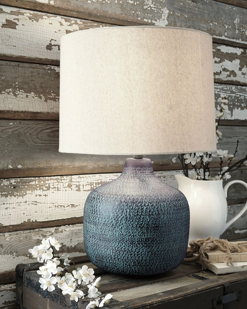 Malthace - Metal Table Lamp - Patina by Unique Piece Furniture