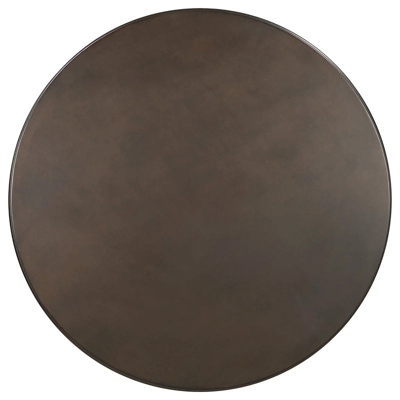 Oswego Round 30-inch Bistro Dining Table Bronze by Unique Piece Furniture