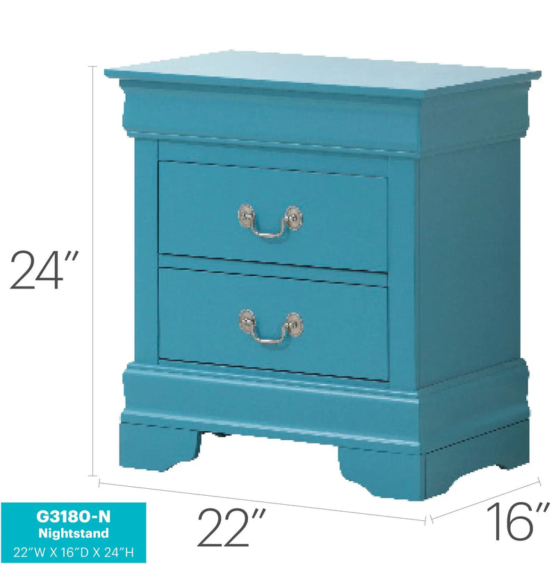 Louis Phillipe - Nightstand - Wood by Unique Piece Furniture