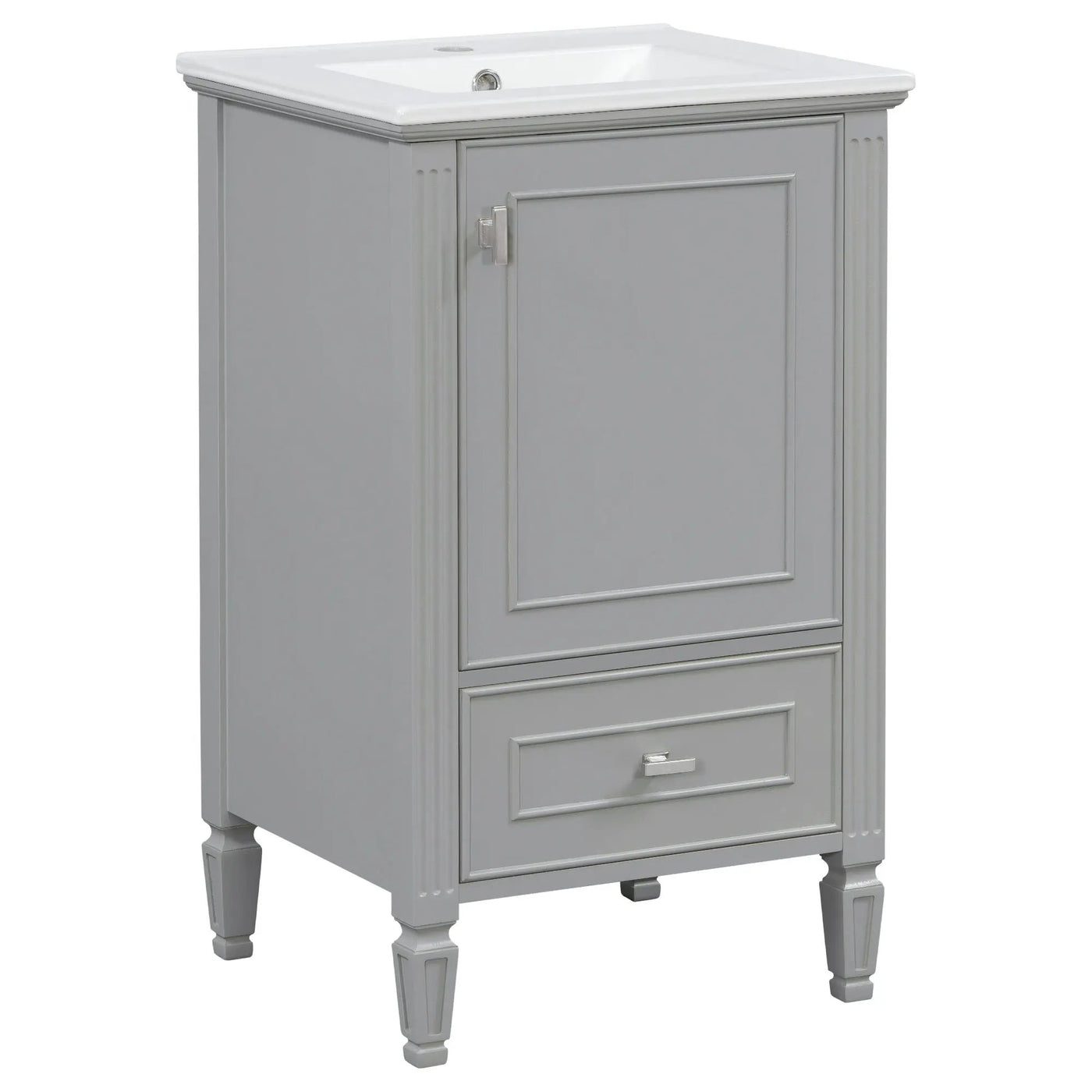 Retro Bathroom Vanity With Sink by HouseOfZazla