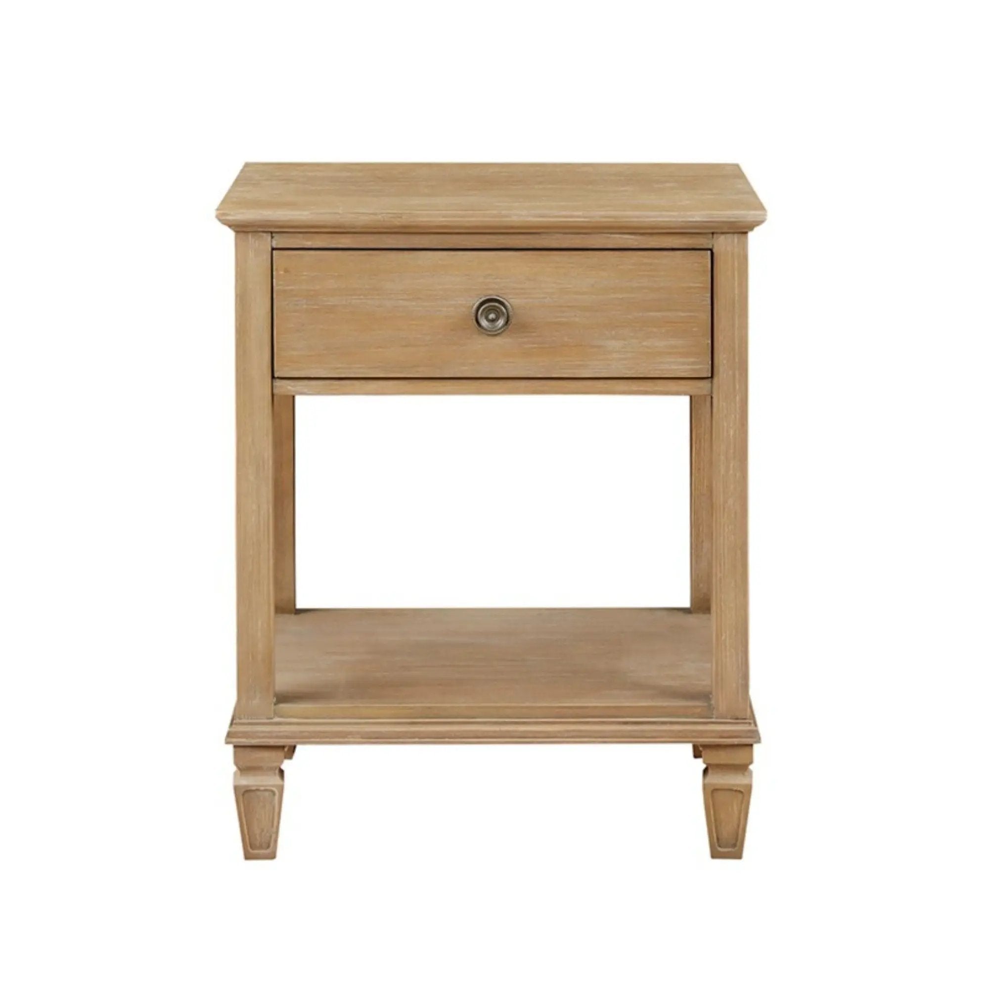 Victoria - Bedside Table With Drawer And Shelf by HouseOfZazla