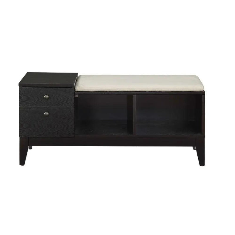 Boyet - Bench - Cream Fabric & Black by Unique Piece Furniture
