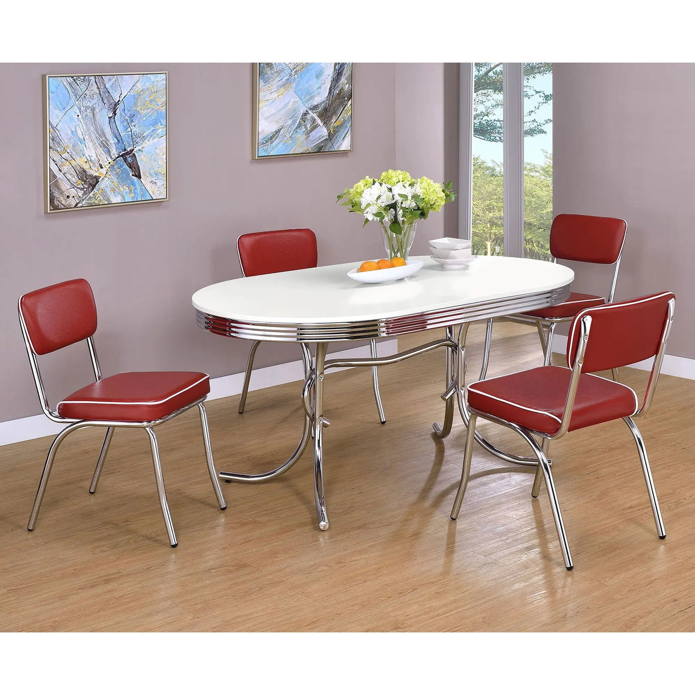 Midge - Oval Dining Table Set by HouseOfZazla