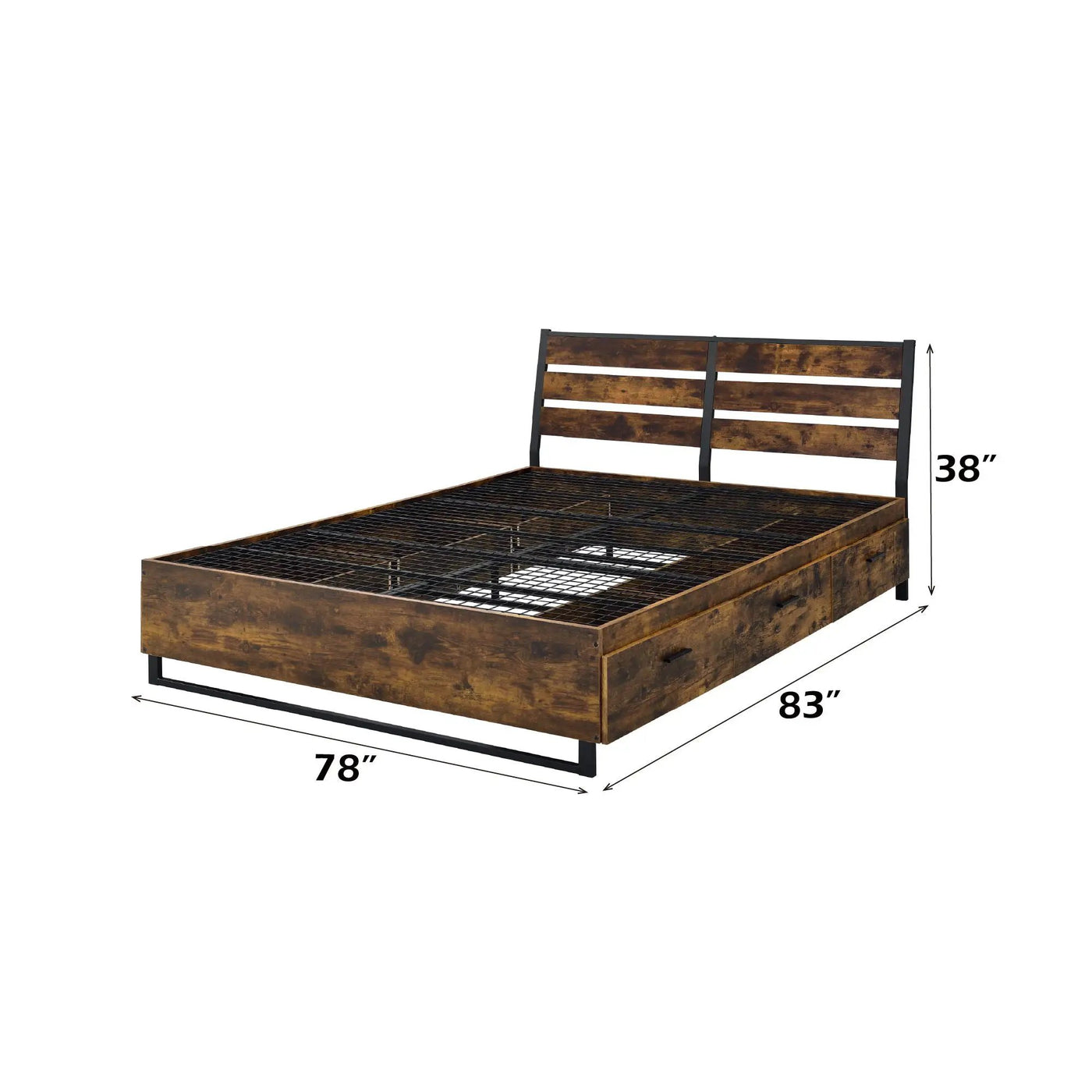 Juvanth - Rustic Bed by Unique Piece Furniture
