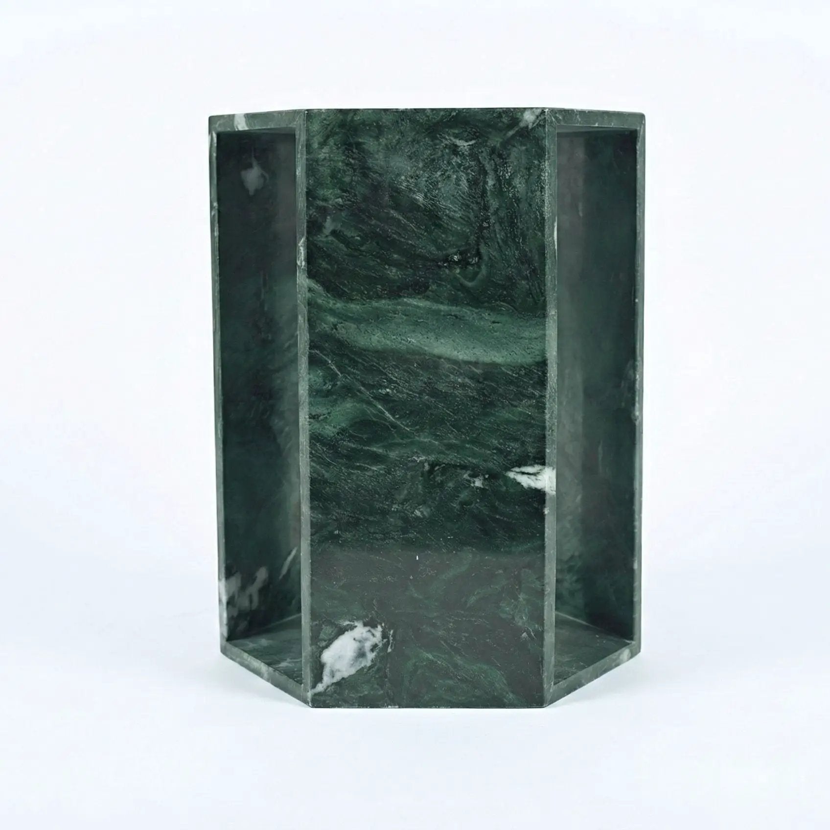 Modern Minimalist Hexagon Side Table by Unique Piece Furniture