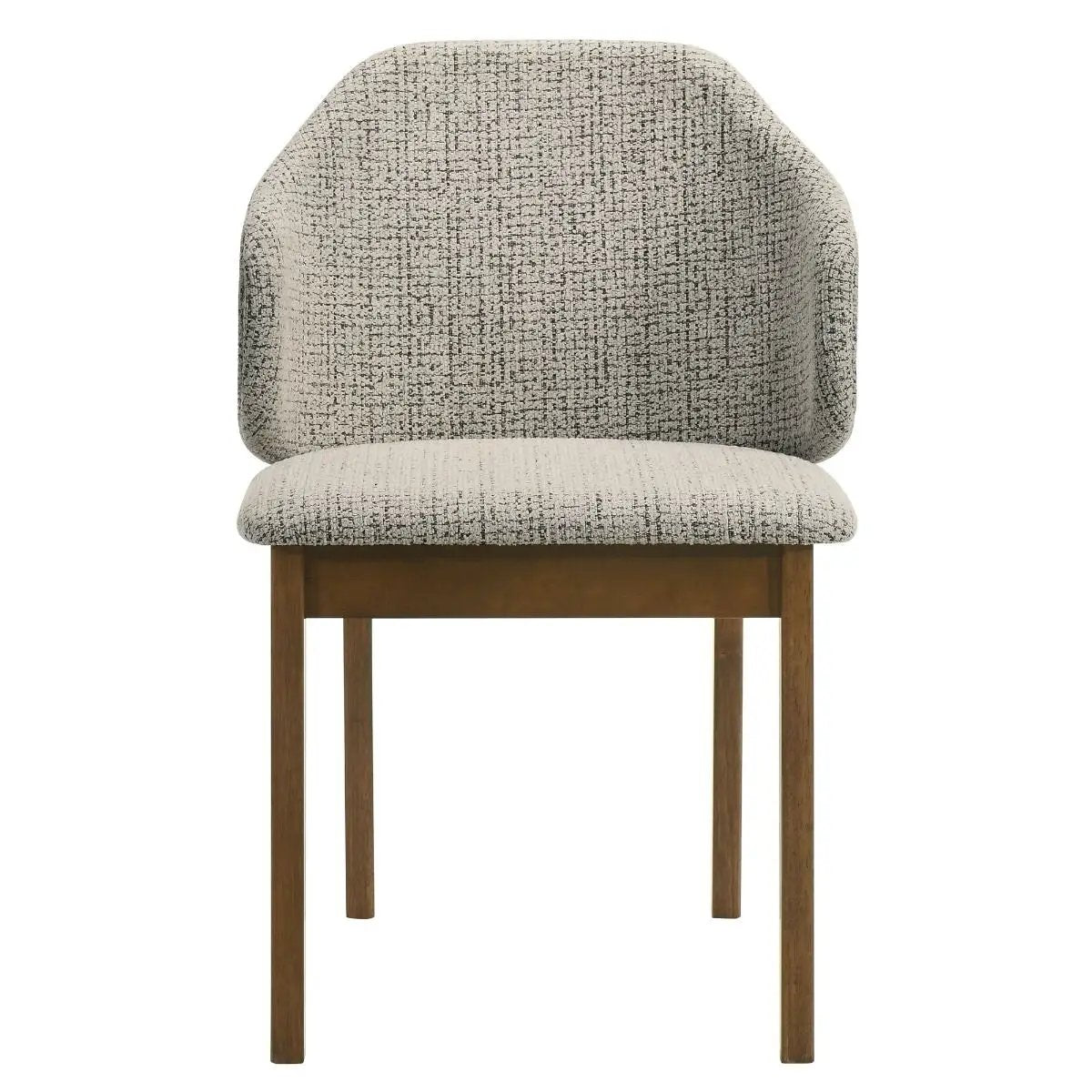 Oleia - Side Chair (Set of 2) - Chenille & Walnut by Unique Piece Furniture
