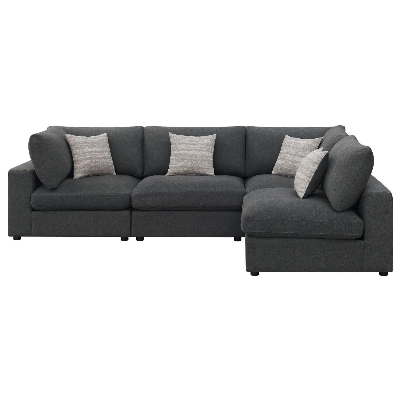 Rhette - Upholstered Sectional With Reversible Cushions by HouseOfZazla