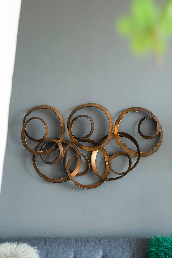 SerethaLeaf Wall Decor - Gold
