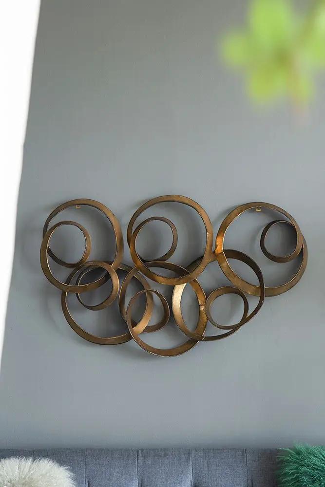 SerethaLeaf Wall Decor - Gold by HouseOfZazla