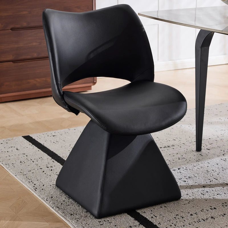 Modern Swivel Dining Chair With High Back by Unique Piece Furniture