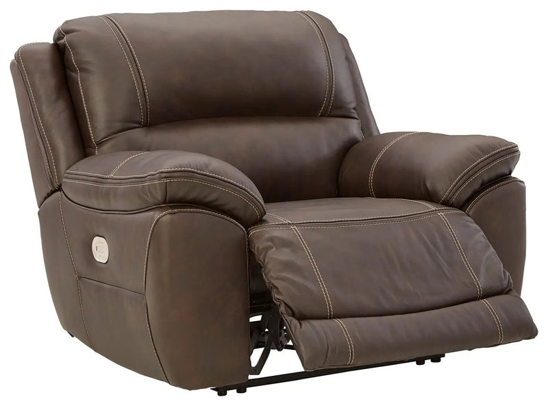 Dunleith - Zero Wall Recliner w/PWR HDRST - Chocolate by Unique Piece Furniture