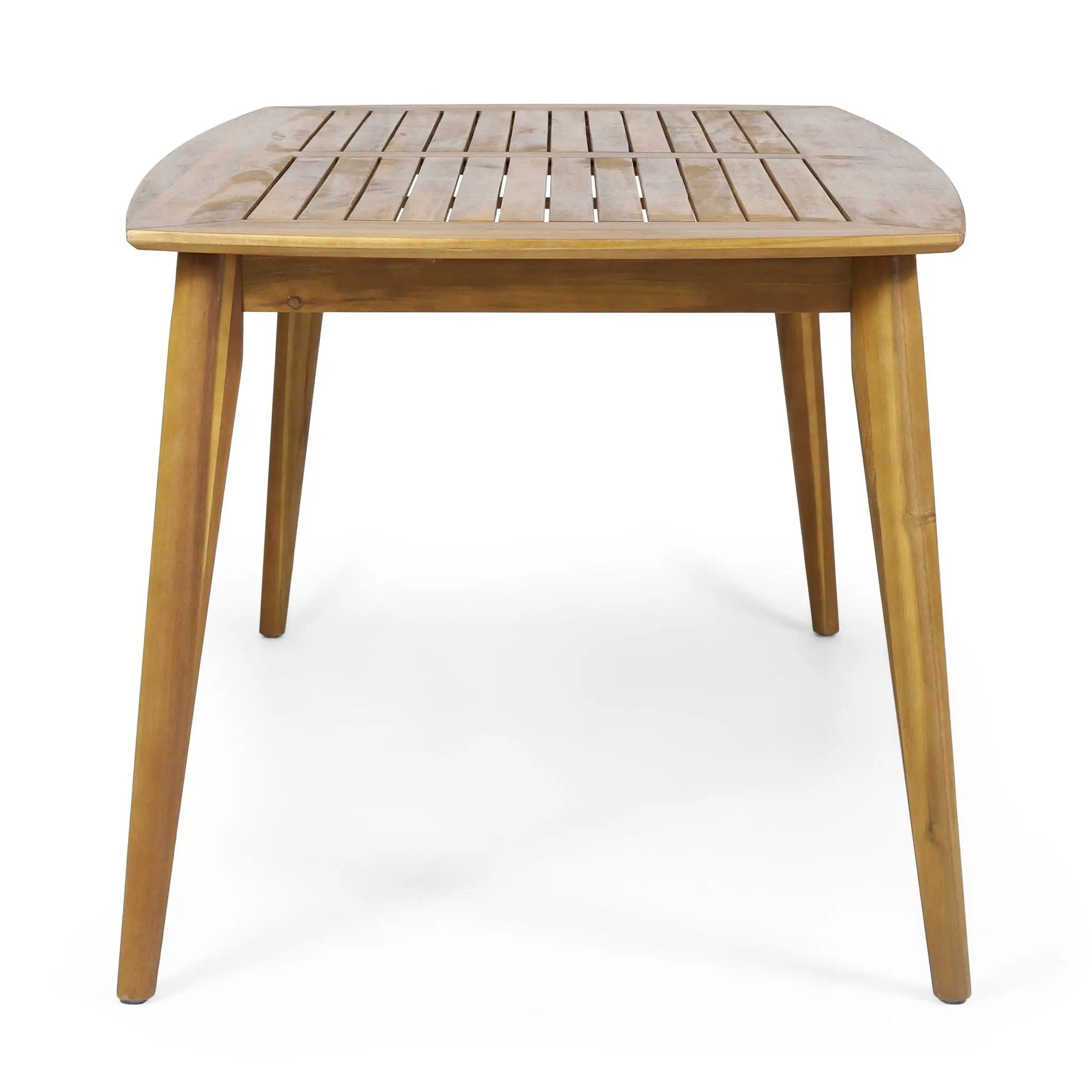 Outdoor 7 Pieces Rustic Patio Dining Set - Teak by HouseOfZazla