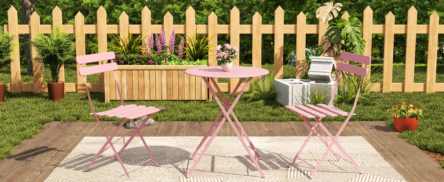 Bistro Table and Chairs Set of 2 by HouseOfZazla