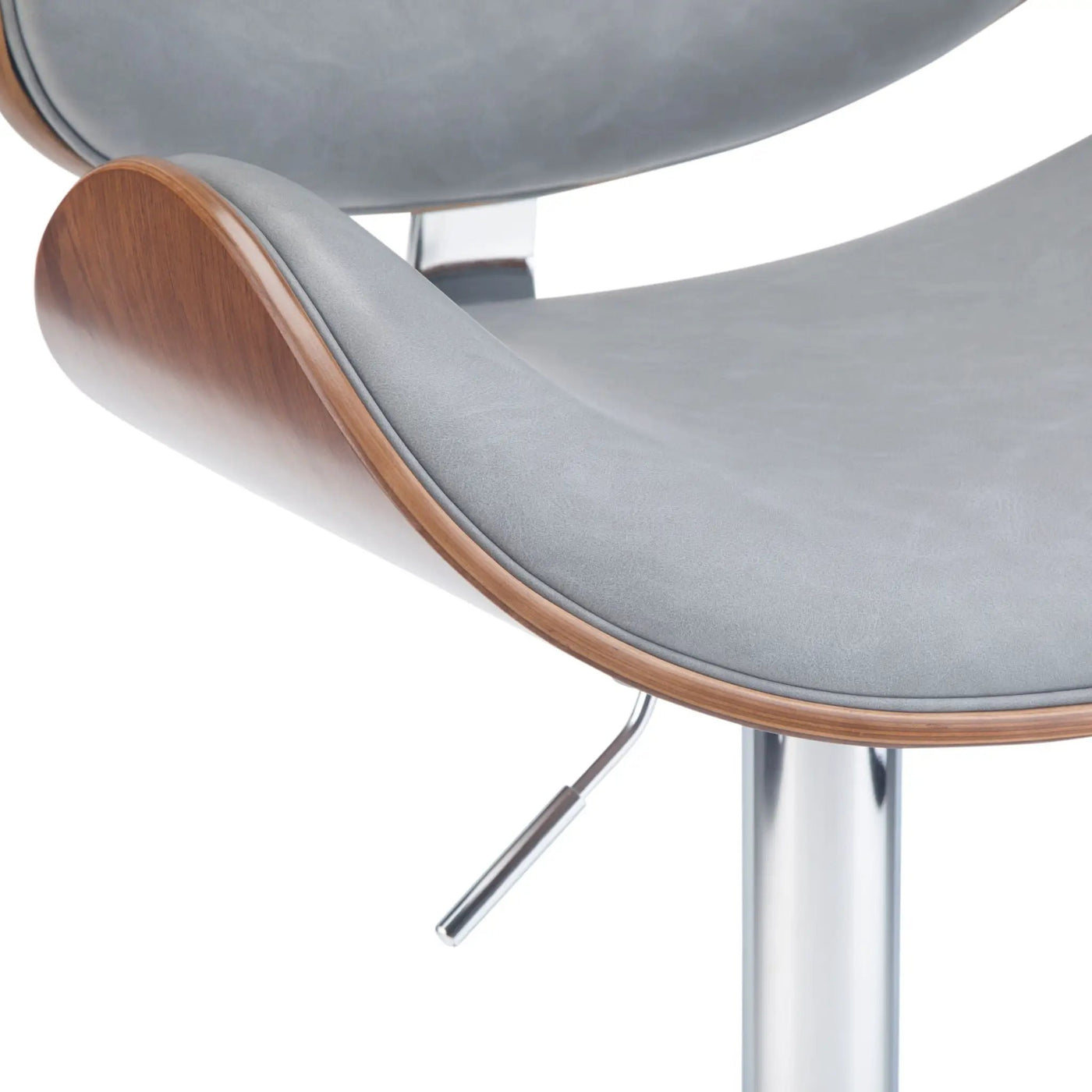 Marana - Multifunctional Handcrafted Bentwood Adjustable Swivel Bar Stool by HouseOfZazla