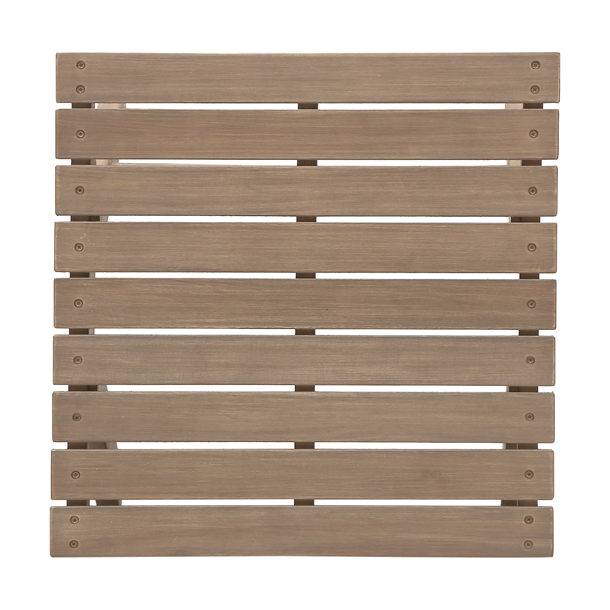 Sedona Outdoor Side Table With Open Slat Design by HouseOfZazla
