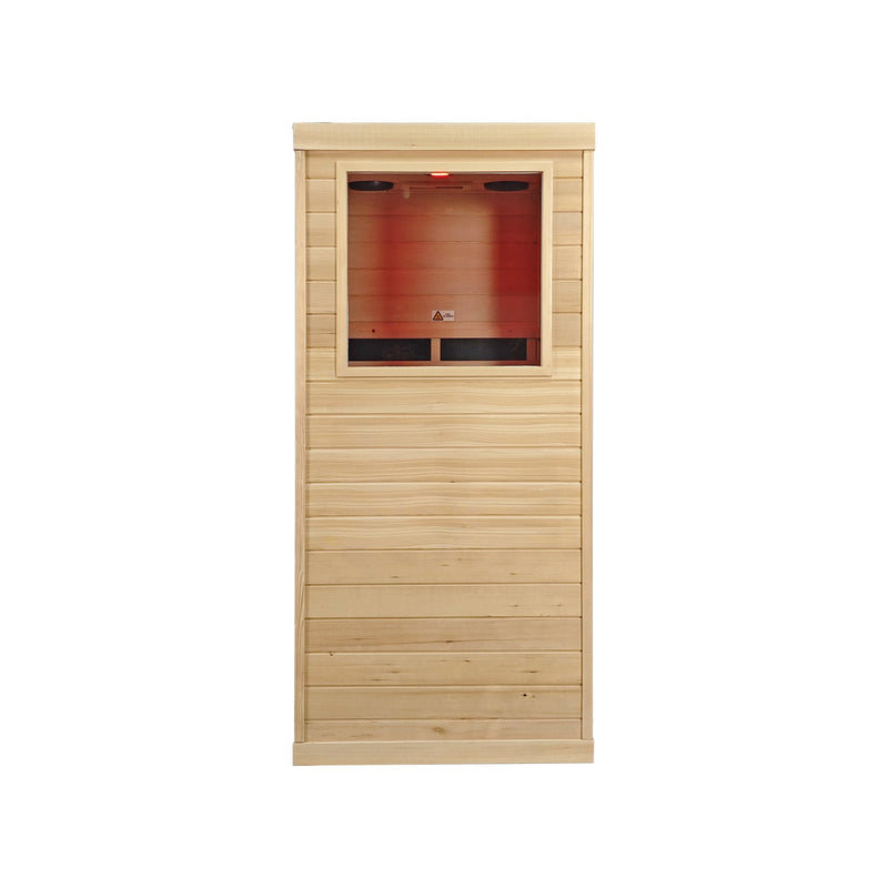 Canadian Hemlock One Person Far Infrared Sauna Room, photo 6 of 6