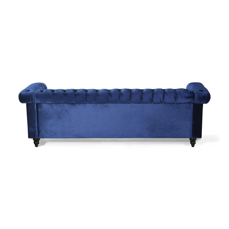 Chesterfield Style 3 Seater Sofa With Deep Button Tufting by HouseOfZazla