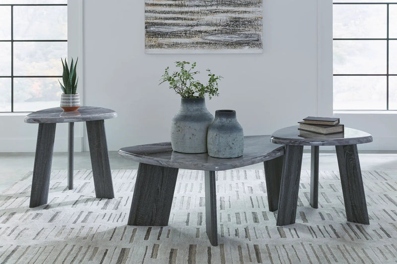 Bluebond - Occasional Table Set (Set of 3) - Gray by Unique Piece Furniture