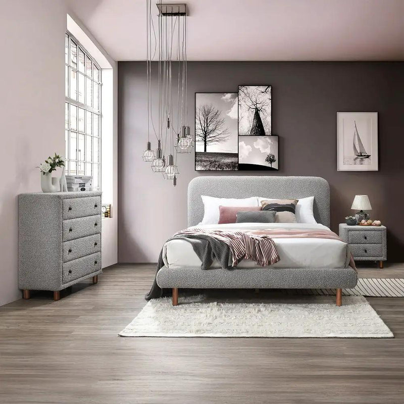 Cleo - Chest - Gray Boucle by Unique Piece Furniture