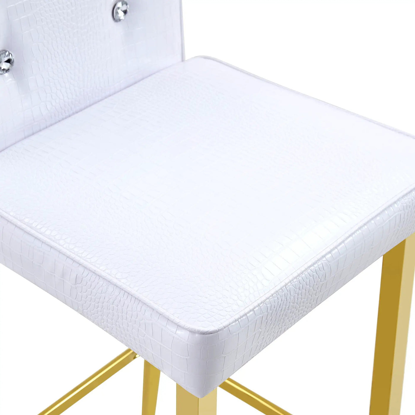 Bar Chairs With Crystal Clasp Design (Set of 2) by HouseOfZazla