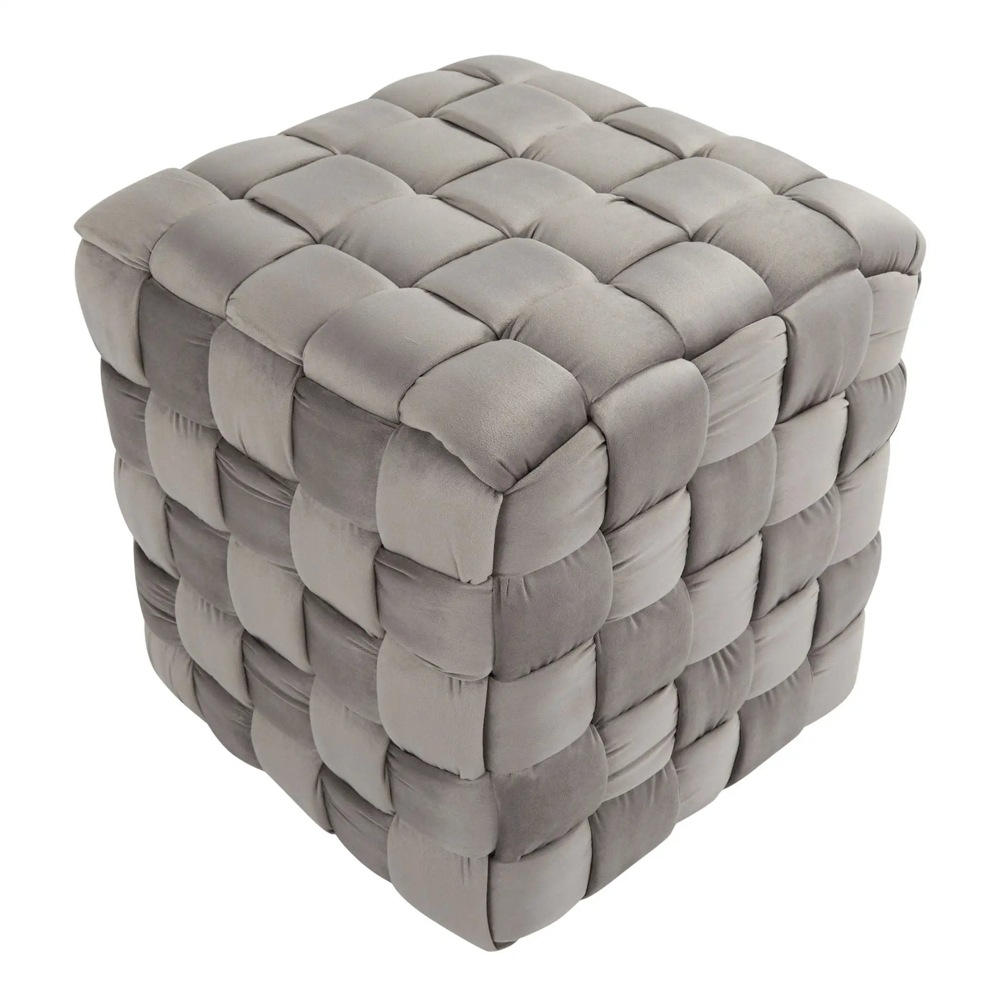 Square Braided Ottoman - by Unique Piece Furniture