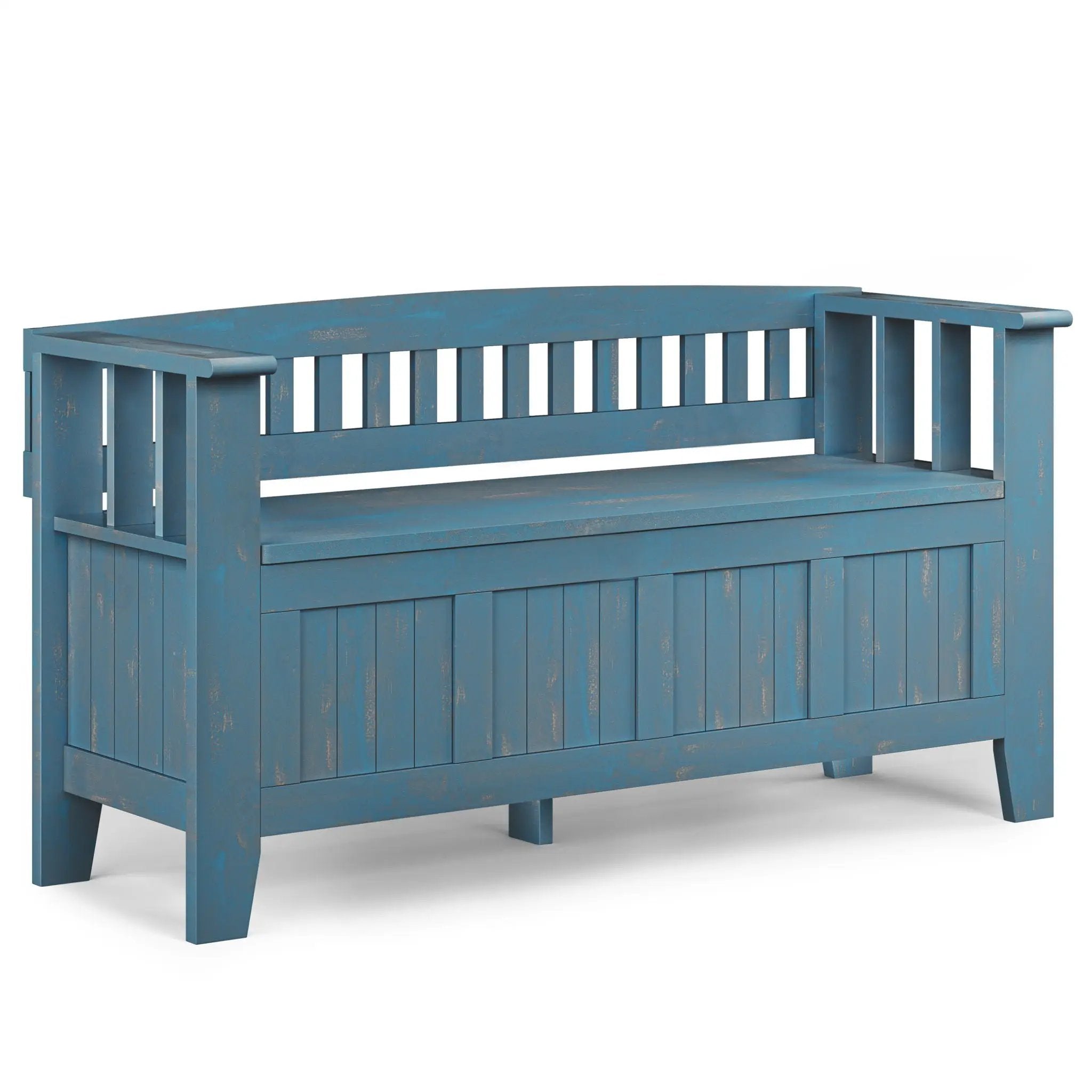 Acadian - Entryway Storage Bench, Handcrafted by Unique Piece Furniture