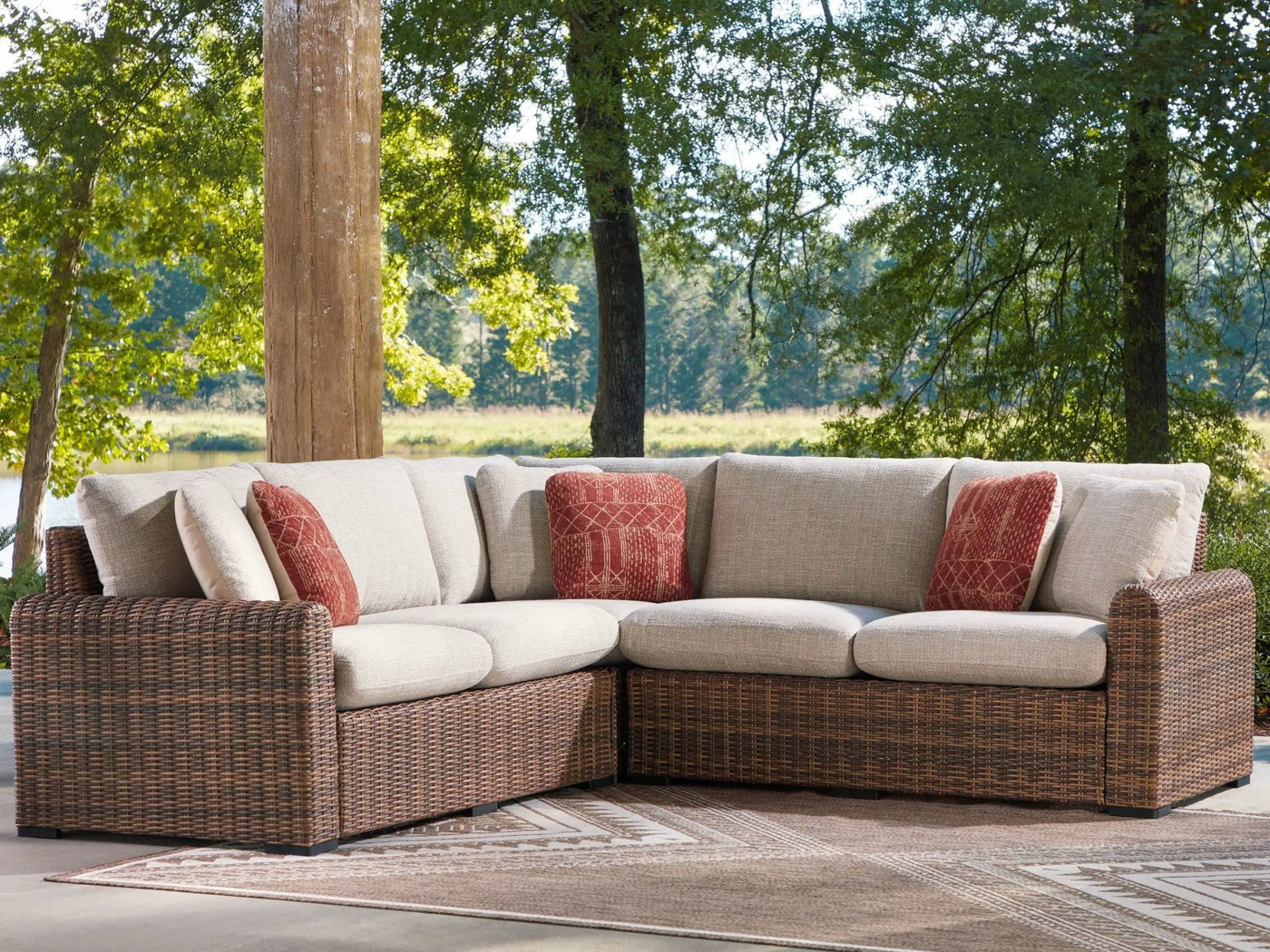 Dolan Creek - Outdoor Sectional by Unique Piece Furniture