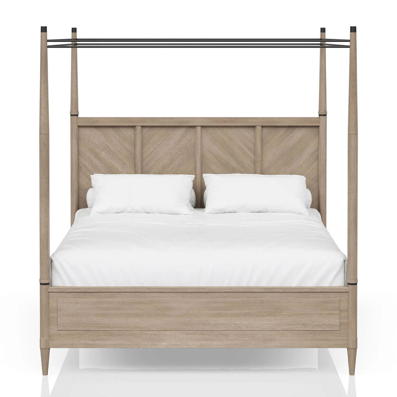 Transitional Styling Canopy Bed by HouseOfZazla