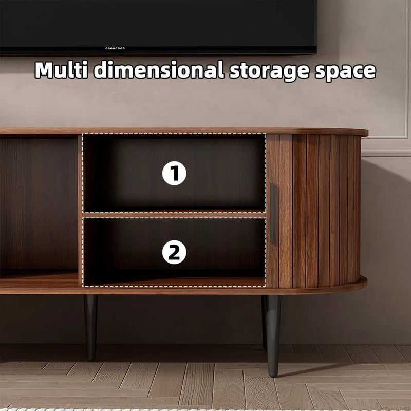 47" Modern TV Console Table with Storage Compartment by HouseOfZazla