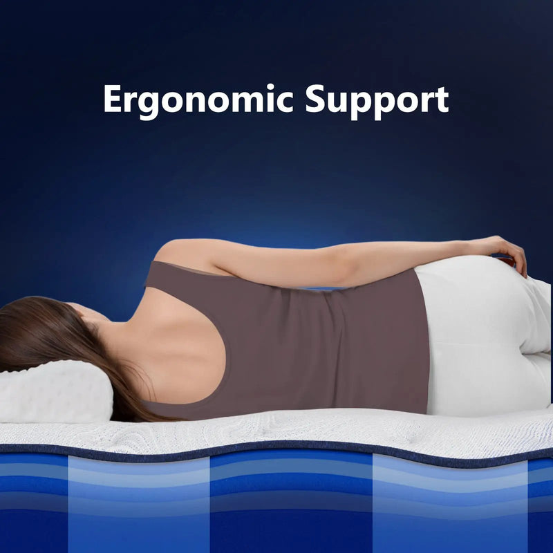 Bedstory Spine Align Pro 13" Twin Firm Cooling Hybrid Mattress by HouseOfZazla