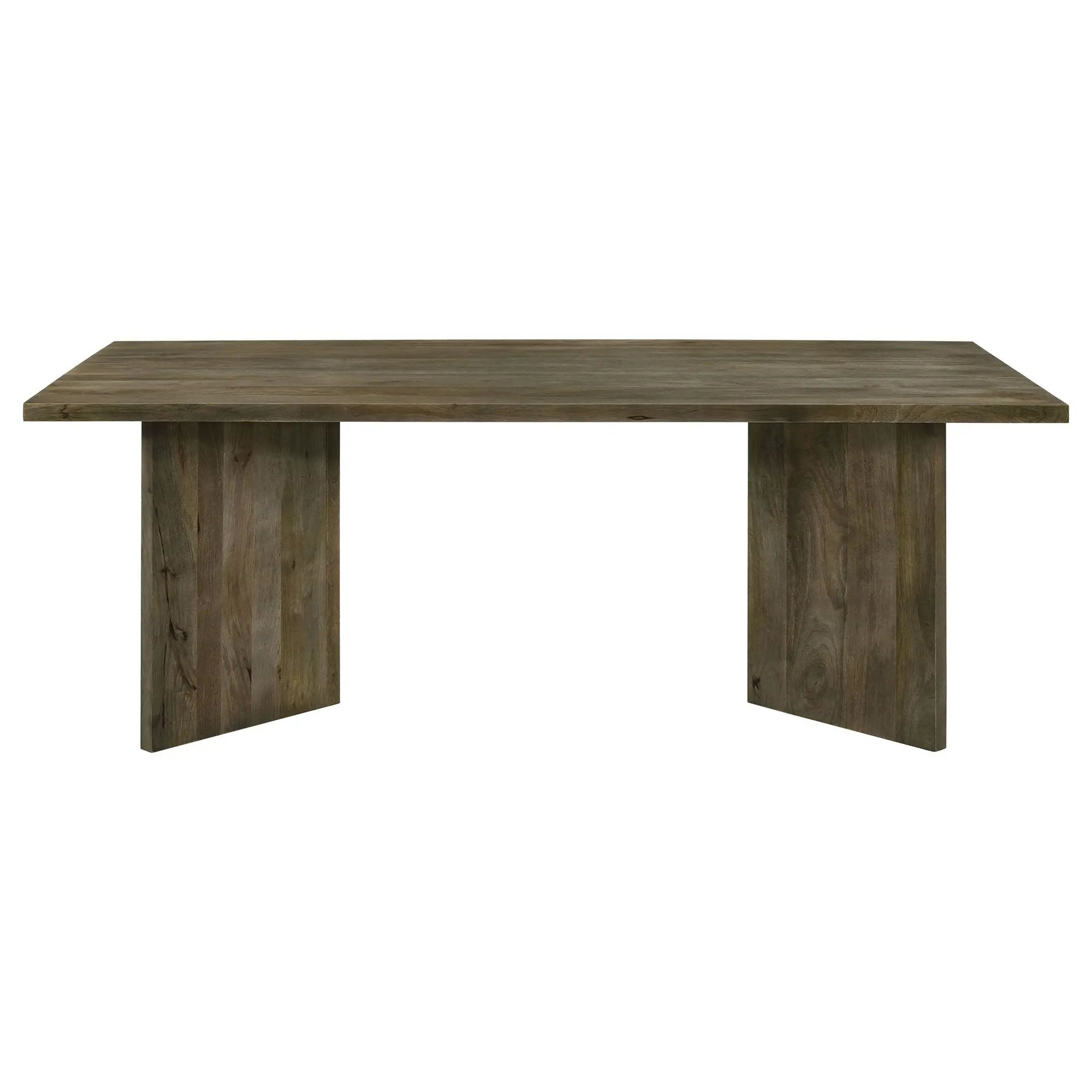 Tyler 80-inch Solid Wood Dining Table Mango Brown by Unique Piece Furniture
