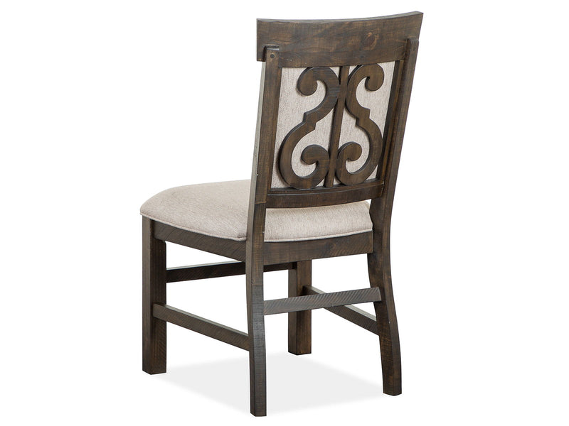 Bellamy - Dining Side Chair With Upholstered Seat & Back (Set of 2) - Peppercorn, photo 5 of 7