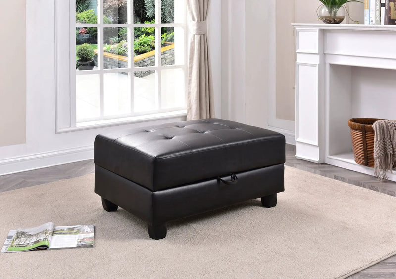 Stylish Storage Contemporary Ottoman by Unique Piece Furniture