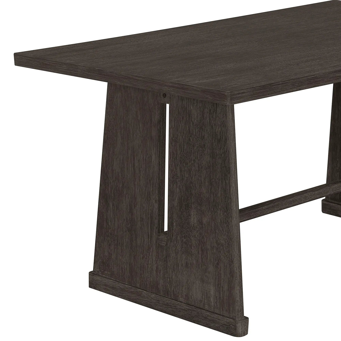 Dining Set With Rectangular Table, 4 Upholstered Chairs & 1 Padded Bench by HouseOfZazla
