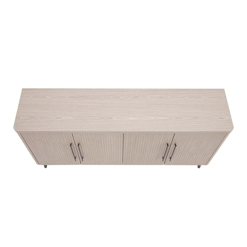Jodie - Fluted Sideboard - Oak by HouseOfZazla