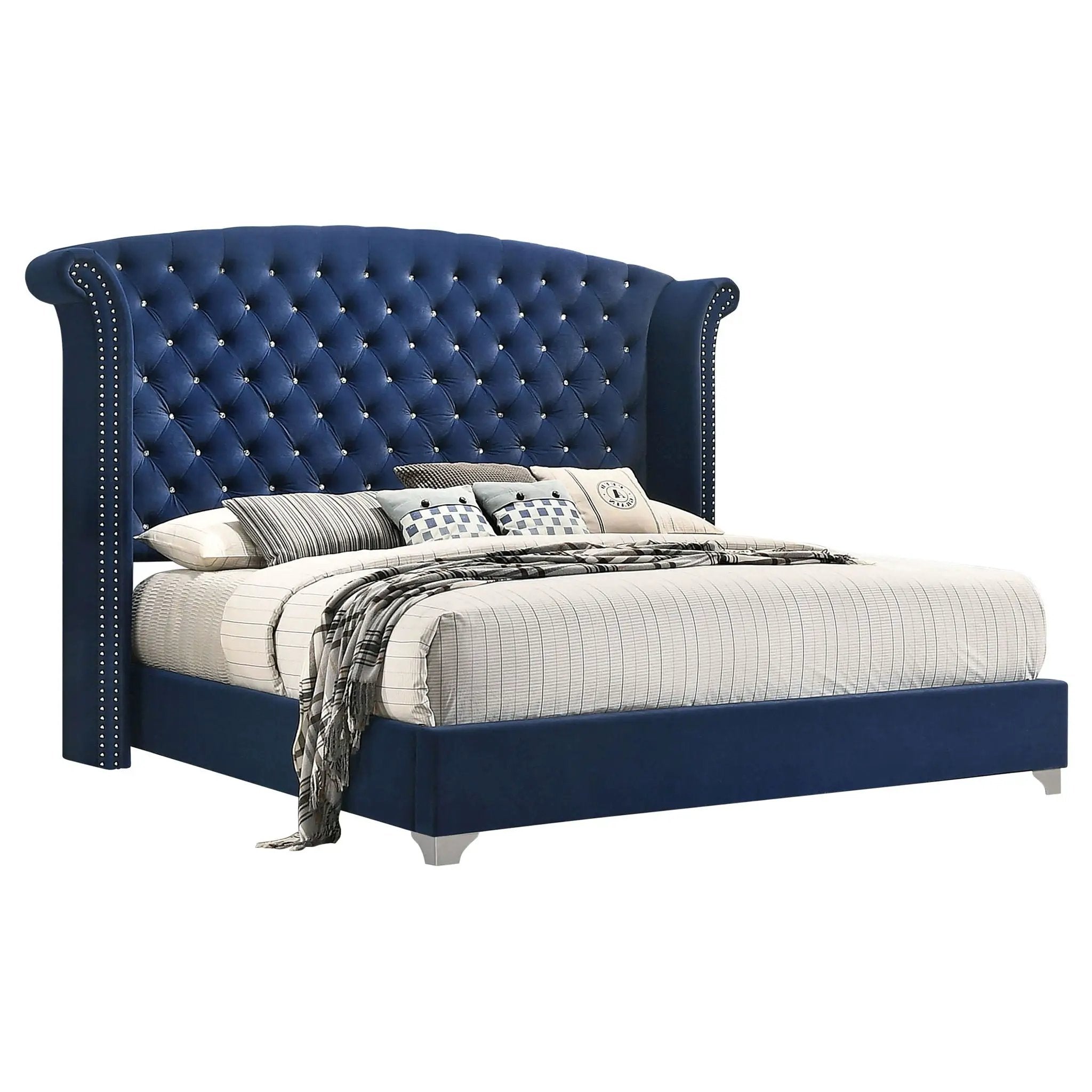 Melody 5-piece Queen Bedroom Set Pacific Blue by Unique Piece Furniture