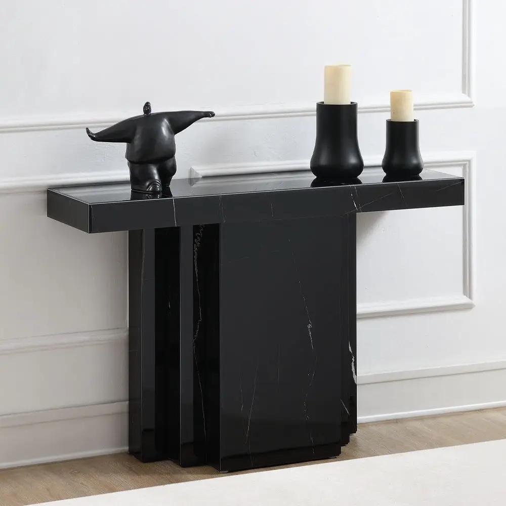 Drisana - Console Table - Black Mirrored by Unique Piece Furniture