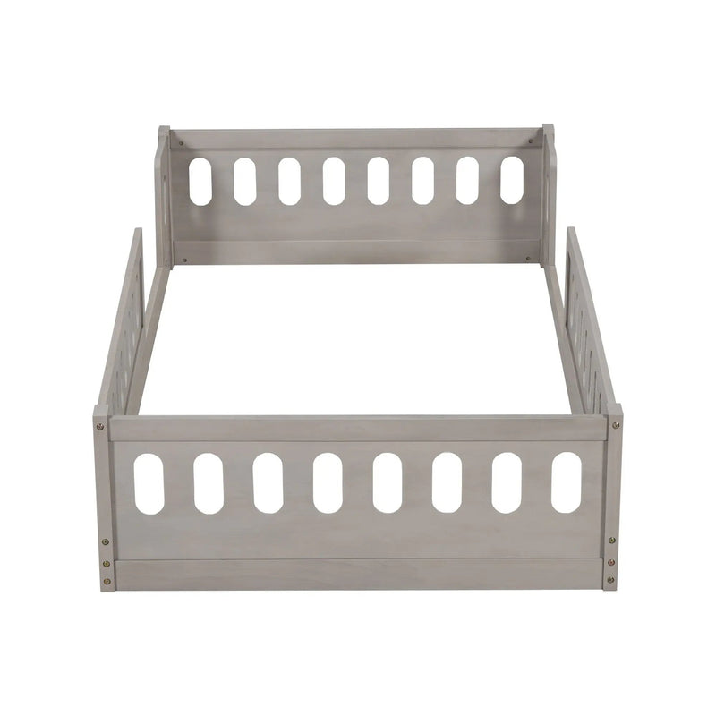 Platform Bed With Guardrail by HouseOfZazla